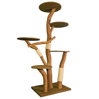 Outdoor Naturkratzbaum 4550 Kratzbaum Natur Holz Design 200 cm hoch Katzenbaum