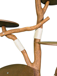 Outdoor Naturkratzbaum 4550 Kratzbaum Natur Holz Design 200 cm hoch Katzenbaum