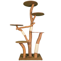 Outdoor Naturkratzbaum 4550 Kratzbaum Natur Holz Design 200 cm hoch Katzenbaum