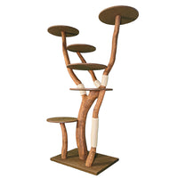 Outdoor Naturkratzbaum 4551 Kratzbaum Natur Holz Design 195 cm hoch Katzenbaum