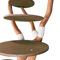 Outdoor Naturkratzbaum 4551 Kratzbaum Natur Holz Design 195 cm hoch Katzenbaum