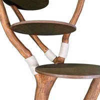 Outdoor Naturkratzbaum 4551 Kratzbaum Natur Holz Design 195 cm hoch Katzenbaum