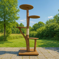Outdoor Naturkratzbaum 4552 Kratzbaum Natur Holz Design 175 cm hoch Katzenbaum