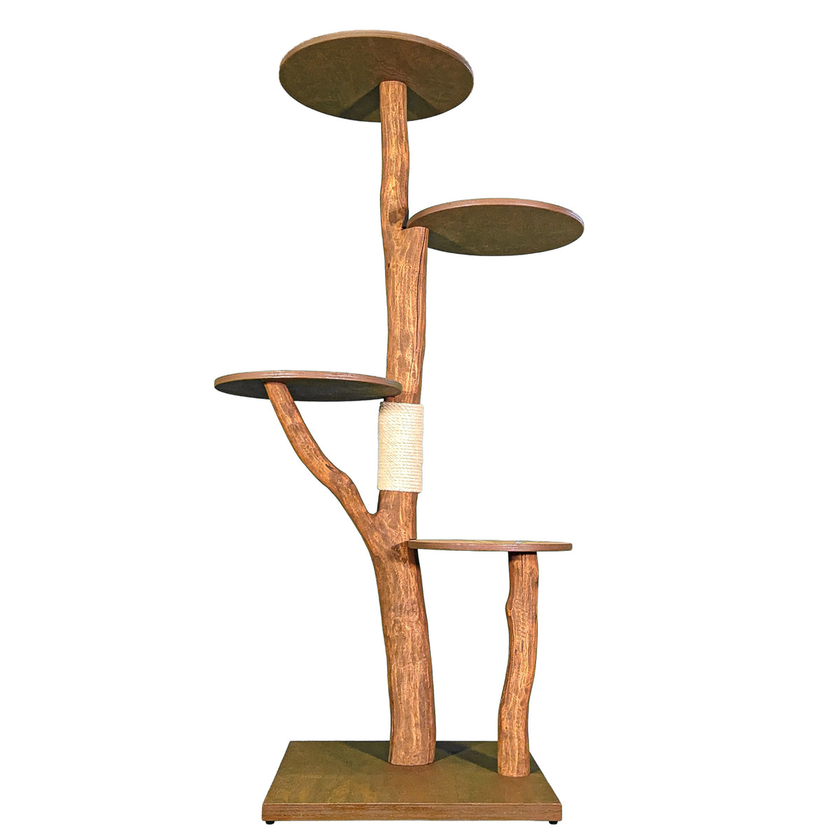 Outdoor Naturkratzbaum 4552 Kratzbaum Natur Holz Design 175 cm hoch Katzenbaum