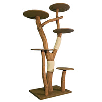 Outdoor Naturkratzbaum 4553 Kratzbaum Natur Holz Design 203 cm hoch Katzenbaum