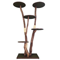 Outdoor Naturkratzbaum 4555 Kratzbaum Natur Holz Design 206 cm hoch Katzenbaum