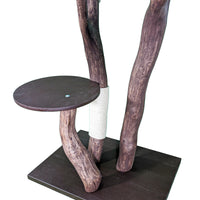 Outdoor Naturkratzbaum 4555 Kratzbaum Natur Holz Design 206 cm hoch Katzenbaum