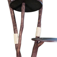 Outdoor Naturkratzbaum 4555 Kratzbaum Natur Holz Design 206 cm hoch Katzenbaum