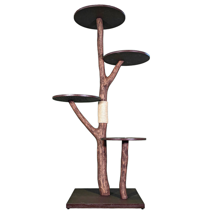 Outdoor Naturkratzbaum 4556 Kratzbaum Natur Holz Design 172 cm hoch Katzenbaum