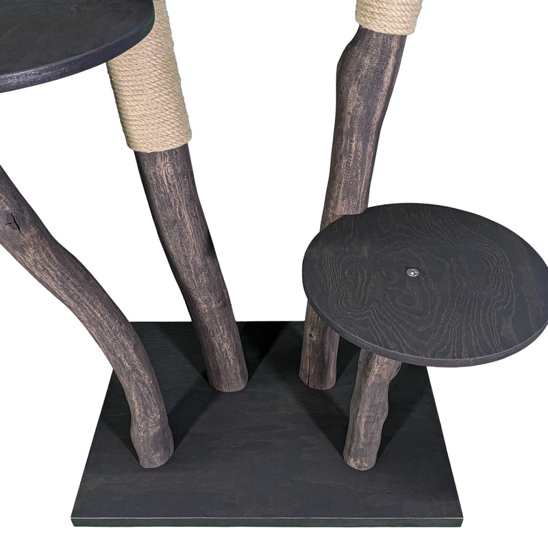Outdoor Naturkratzbaum 4557 Kratzbaum Natur Holz Design 190 cm hoch Katzenbaum