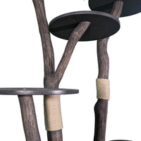 Outdoor Naturkratzbaum 4557 Kratzbaum Natur Holz Design 190 cm hoch Katzenbaum