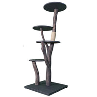 Outdoor Naturkratzbaum 4558 Kratzbaum Natur Holz Design 158 cm hoch Katzenbaum