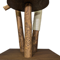 Outdoor Naturkratzbaum CA0005 Kratzbaum Natur Holz Design 120 cm hoch Katzenbaum