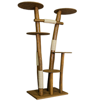 Outdoor Naturkratzbaum CA0011 Kratzbaum Natur Holz Design 200 cm hoch Katzenbaum