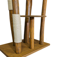 Outdoor Naturkratzbaum CA0011 Kratzbaum Natur Holz Design 200 cm hoch Katzenbaum