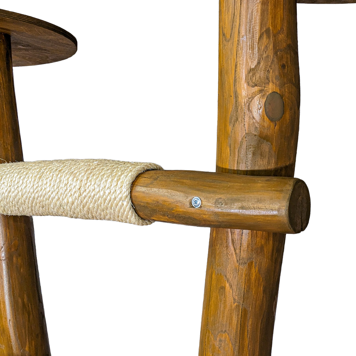 Outdoor Naturkratzbaum CA0011 Kratzbaum Natur Holz Design 200 cm hoch Katzenbaum