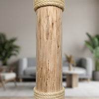 Kratzstamm CS0020 Natur Holz Design Kratzbaum 125 cm hoch Naturkratzbaum