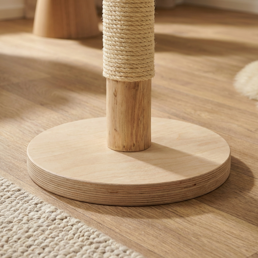 Kratzstamm CS0016 Natur Holz Design Kratzbaum 85 cm hoch Naturkratzbaum