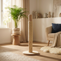 Kratzstamm CS0016 Natur Holz Design Kratzbaum 85 cm hoch Naturkratzbaum