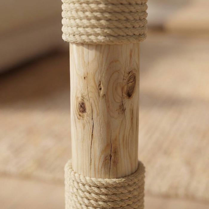 Kratzstamm CS0017 Natur Holz Design Kratzbaum 100 cm hoch Naturkratzbaum