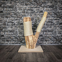 Kratzstamm 83 cm hoch Natur Holz Design Kratzbaum 2714 Naturkratzbaum