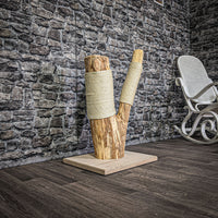 Kratzstamm 83 cm hoch Natur Holz Design Kratzbaum 2714 Naturkratzbaum