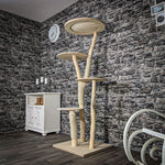 Naturkratzbaum 2467 Kratzbaum Natur Holz Design 170 cm hoch