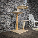 Naturkratzbaum 2483 Kratzbaum Natur Holz Design 115 cm hoch