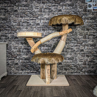 Naturkratzbaum 2488 Kratzbaum Natur Holz Design 120 cm hoch