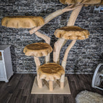 Naturkratzbaum 2038 Kratzbaum Natur Holz Design 175 cm hoch