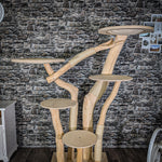 Naturkratzbaum 2038 Kratzbaum Natur Holz Design 175 cm hoch