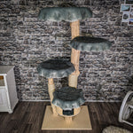 Naturkratzbaum 2045 Kratzbaum Natur Holz Design 175 cm hoch