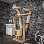 Naturkratzbaum 2047 Kratzbaum Natur Holz Design 177 cm hoch