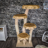 Naturkratzbaum 2050 Kratzbaum Natur Holz Design 174 cm hoch