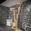 Naturkratzbaum 2051 Kratzbaum Natur Holz Design 220 cm hoch