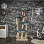 Naturkratzbaum 2053 Kratzbaum Natur Holz Design 173 cm hoch