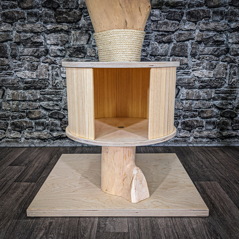 Naturkratzbaum 2057 Kratzbaum Natur Holz Design 97 cm hoch