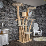 Naturkratzbaum 2058 Kratzbaum Natur Holz Design 205 cm hoch