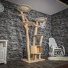 Naturkratzbaum 2059 Kratzbaum Natur Holz Design 210 cm hoch