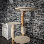 Naturkratzbaum 2060 Kratzbaum Natur Holz Design 135 cm hoch