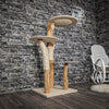 Naturkratzbaum 2060 Kratzbaum Natur Holz Design 135 cm hoch