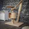 Naturkratzbaum 2068 Kratzbaum Natur Holz Design 125 cm hoch