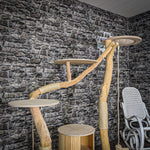 Naturkratzbaum 2070 Kratzbaum Natur Holz Design 173 cm hoch