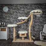 Naturkratzbaum 2070 Kratzbaum Natur Holz Design 173 cm hoch