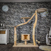 Naturkratzbaum 2070 Kratzbaum Natur Holz Design 173 cm hoch
