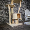 Naturkratzbaum 2075 Kratzbaum Natur Holz Design 155 cm hoch