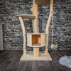 Naturkratzbaum 2075 Kratzbaum Natur Holz Design 155 cm hoch