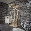Naturkratzbaum 2081 Kratzbaum Natur Holz Design 192 cm hoch