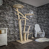 Naturkratzbaum 2081 Kratzbaum Natur Holz Design 192 cm hoch