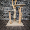 Naturkratzbaum 2082 Kratzbaum Natur Holz Design 145 cm hoch